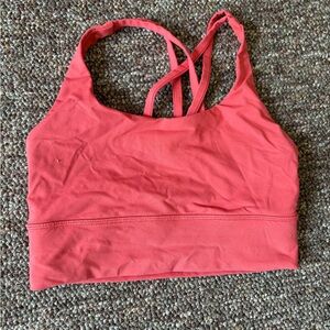 Lululemon Athletica coral Sports Bra